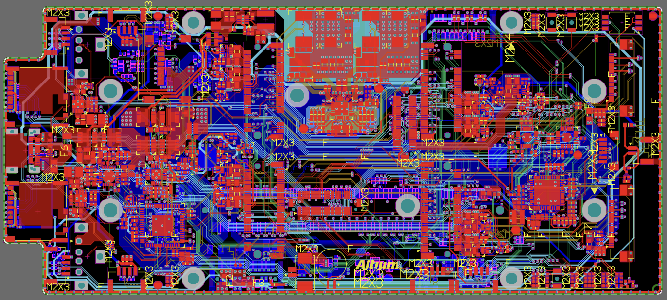 The Kame MB board — a real Altium PCB open in the Circuitly workspace